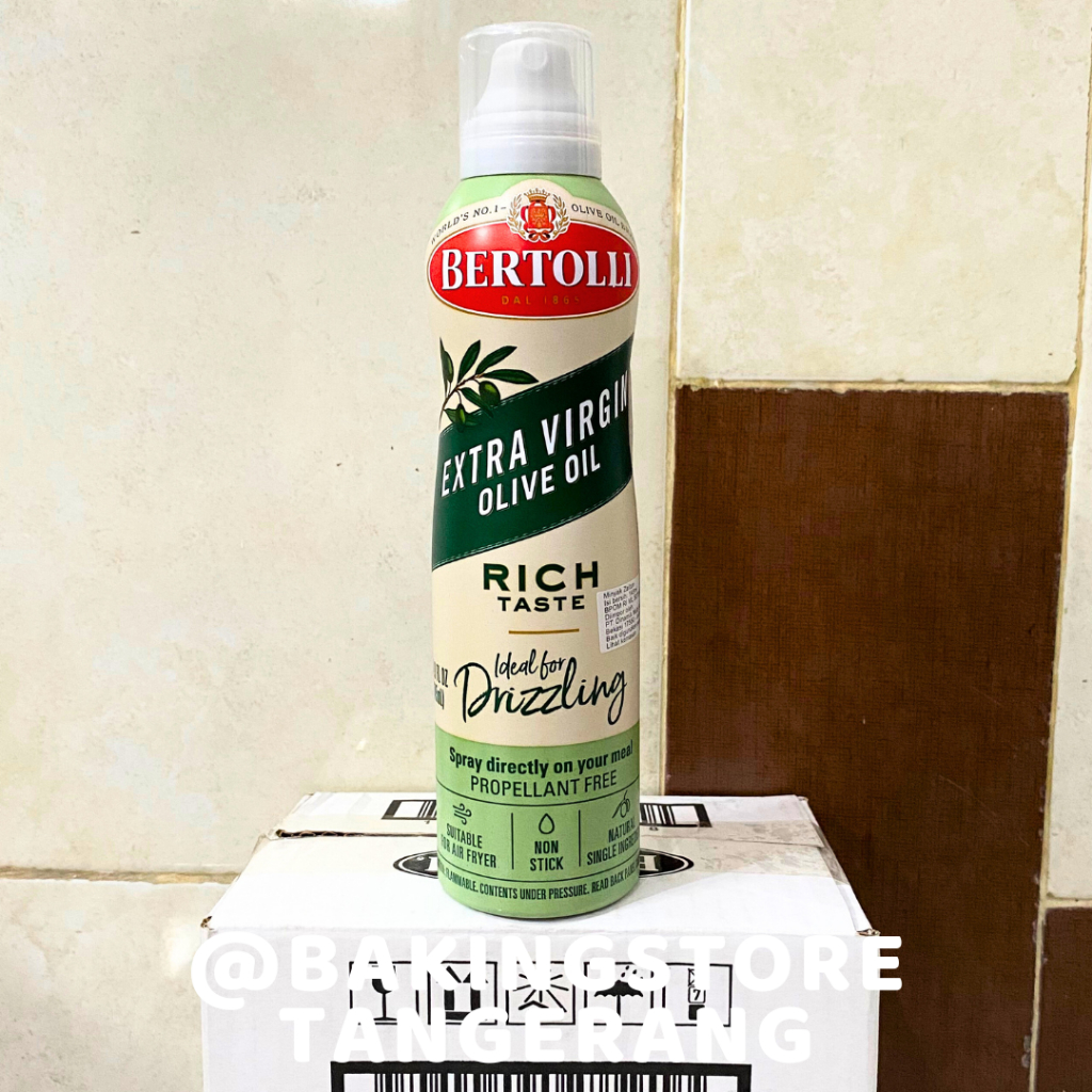 

Bertolli Olive Oil Extra Virgin Spray (145 ml) | Minyak Zaitun