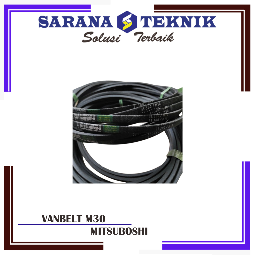 KARET VANBELT / FANBELT / V BELT M30 M31 M32 M33 M34 M35 M36 M37 M38 M39 MITSUBOSHI
