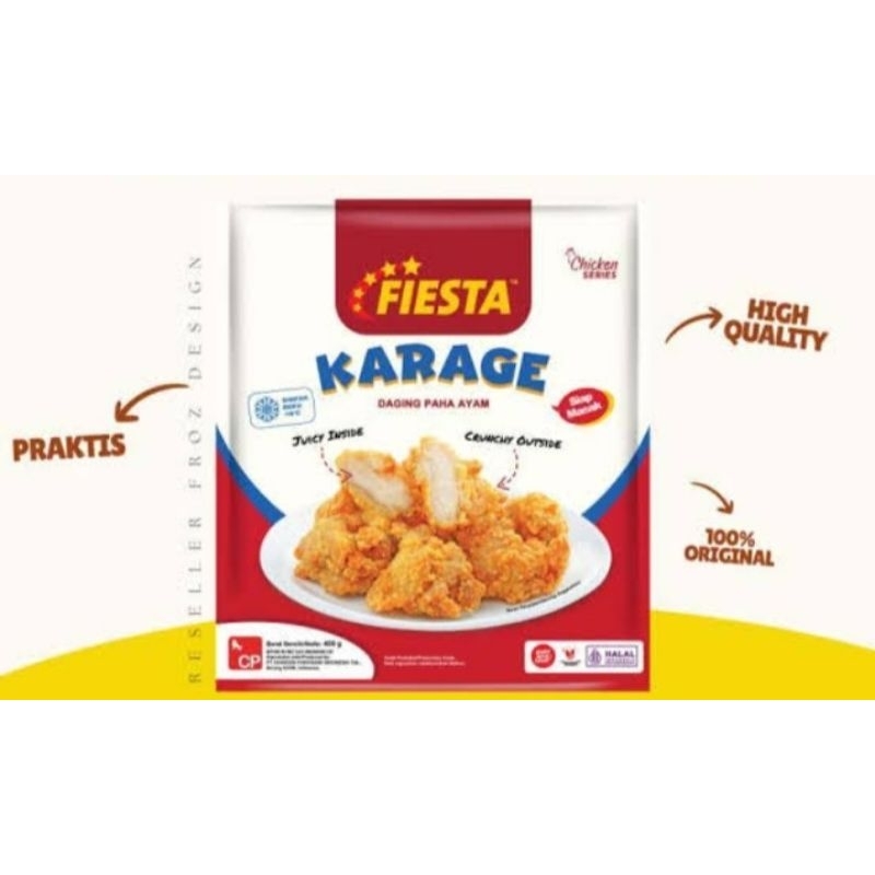 

Fiesta Karage Ayam Original / Chicken Karage | Berat Bersih 400gr