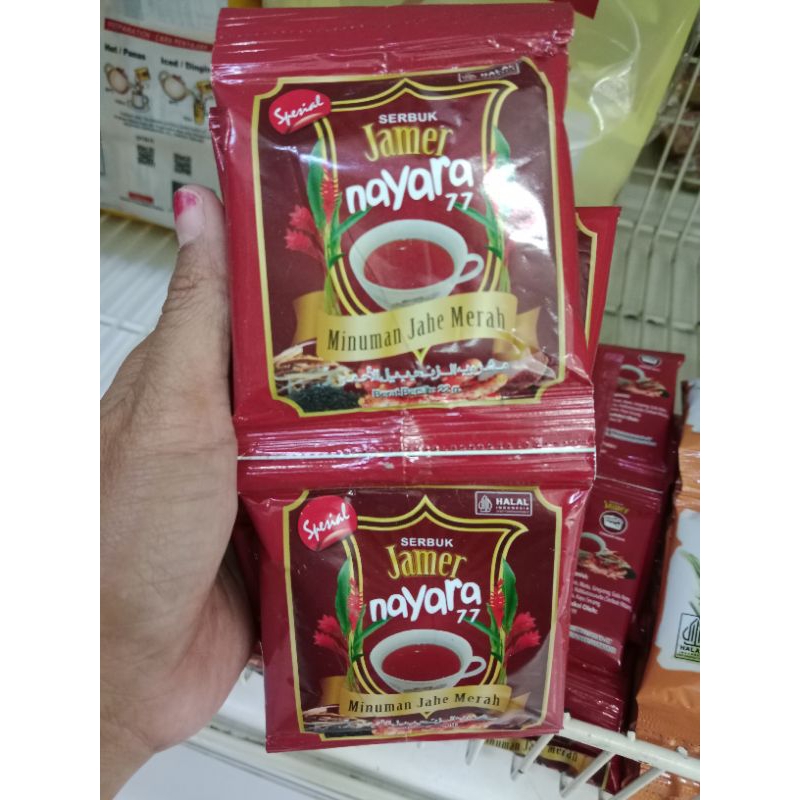 

Nayara Minuman Jahe Merah Renceng Satu Renceng 10 sachet 22gr