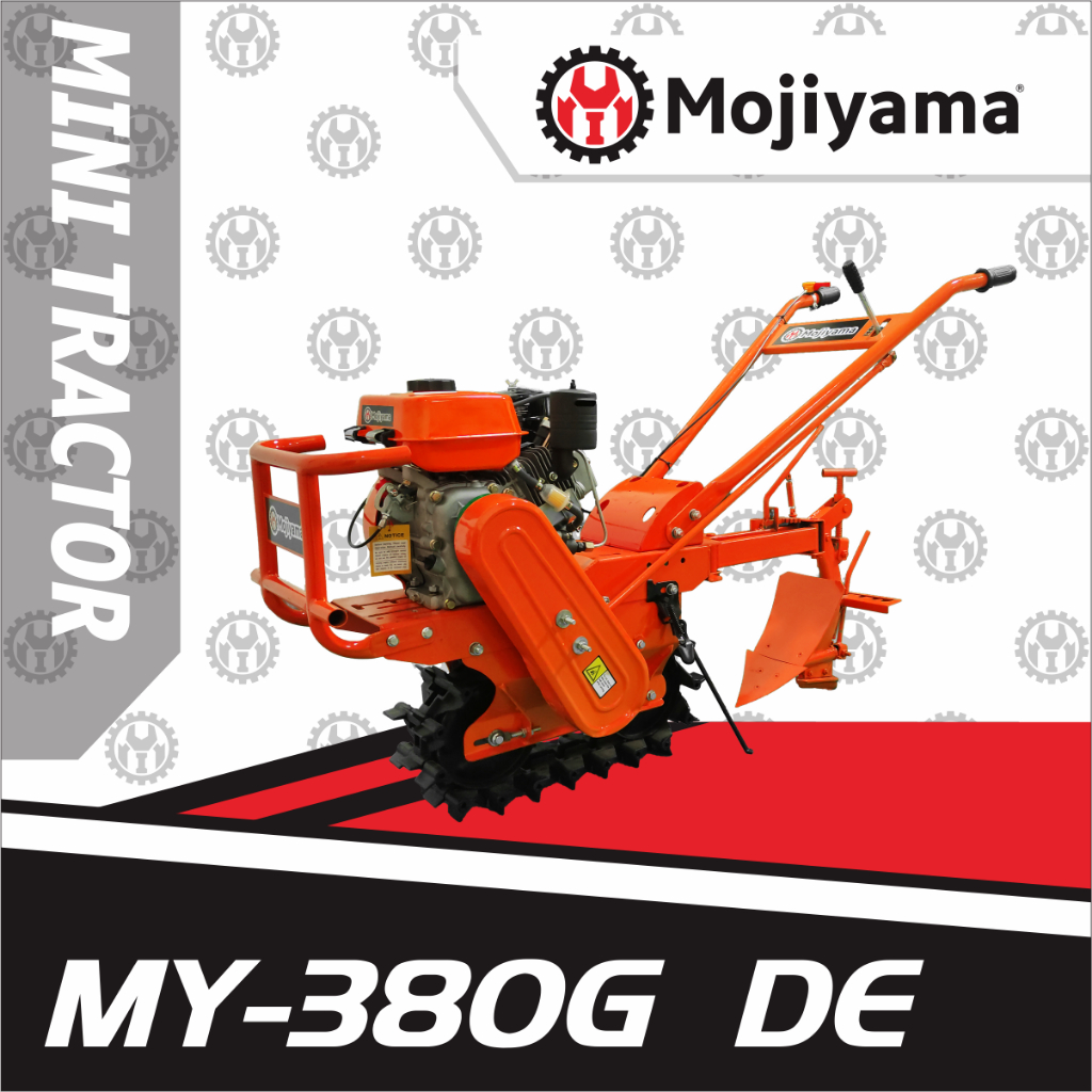 MOJIYAMA CRAWLER CULTIVATOR/MESIN DANGIR JAGUNG/TRAKTOR MINI/MESIN BAJAK- MOJIYAMA MY-380G DE SOLAR