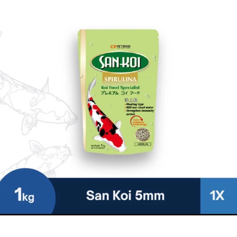SAN KOI Pakan Ikan KOI KOi Food Spesialis
