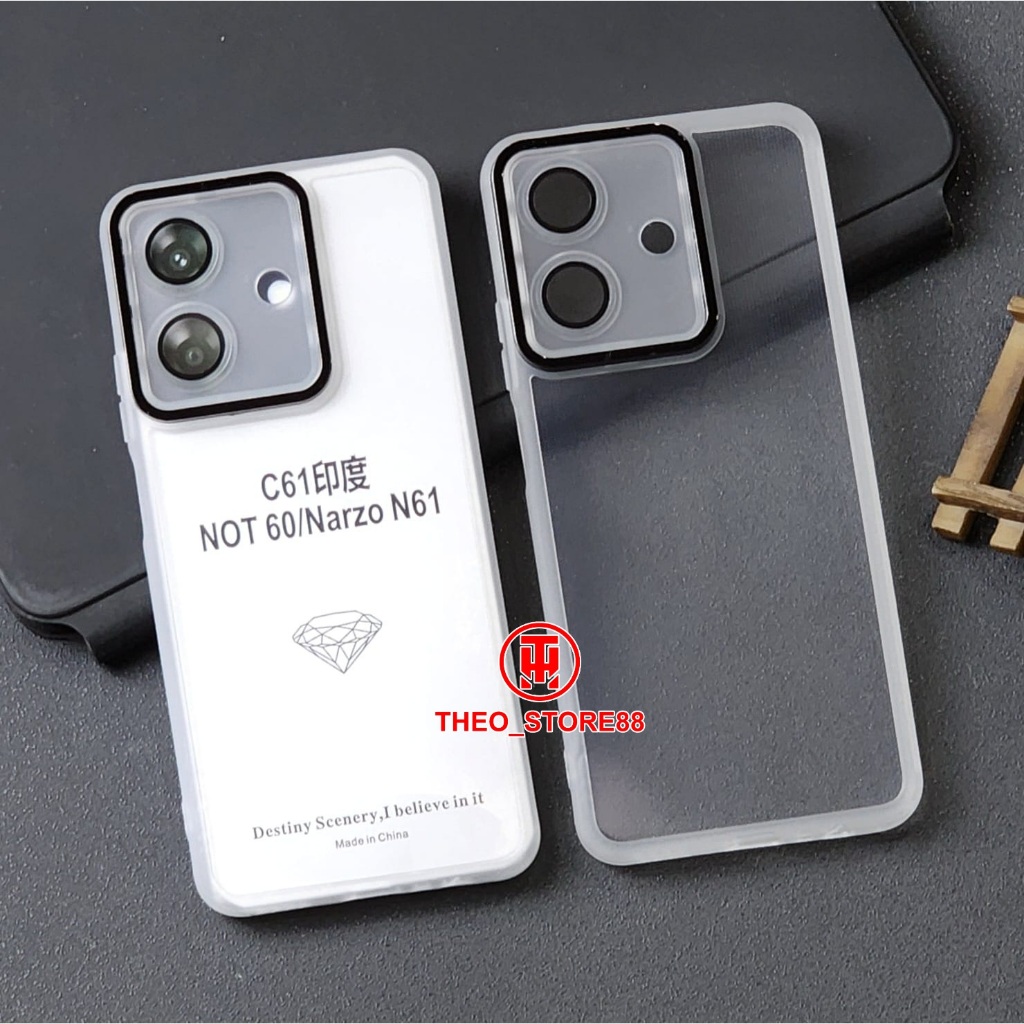 REALME NOTE 60 REALME NOTE 60X SOFT CLEAR LENS CAMERA CASE REALME NOTE 60 REALME NOTE 60X