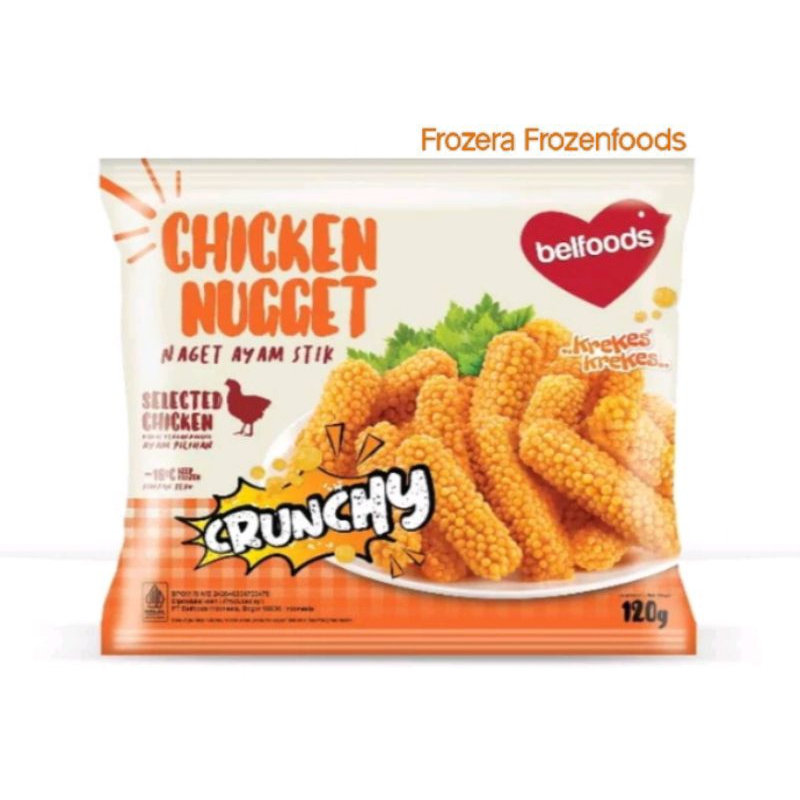 

❄LANGSUNG KIRIM❄ BELFOODS Chicken Nugget Crunchy Stick 140gr / Nugget Ayam Crispy / Frozenfoods Murah