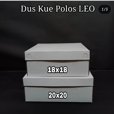 Box Nasi Putih Polos 18x18 ,20x20 Box Catering Dus Nasi 18x18, 20x20 isi 50 Set