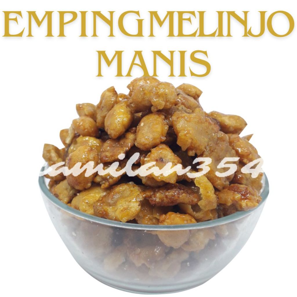 

[TERLARIS] Emping Melinjo Manis - 1000GRAM / Belinjo Blinjo Klethuk Kembung Renyah 1KG