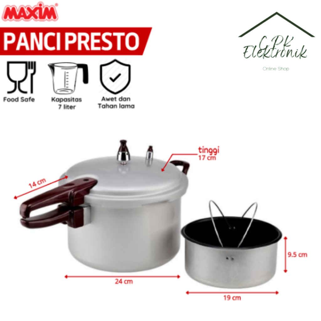 Maxim Presto 7 Liter - Maxim7L