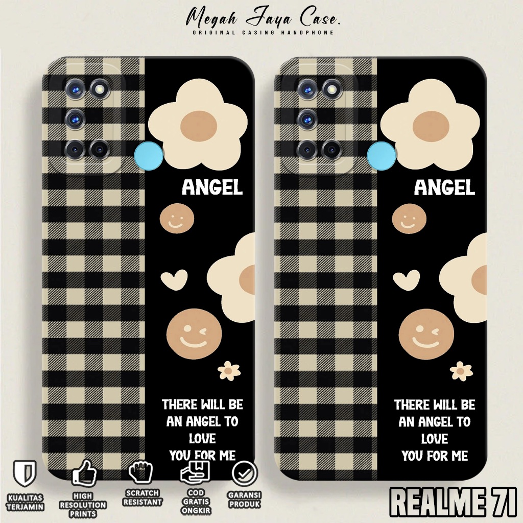 Case REALME 7i - Casing REALME 7i Motif BUNGA - Softcase Hp REALME 7i - Kondom Hp - Pelindung Hp - S