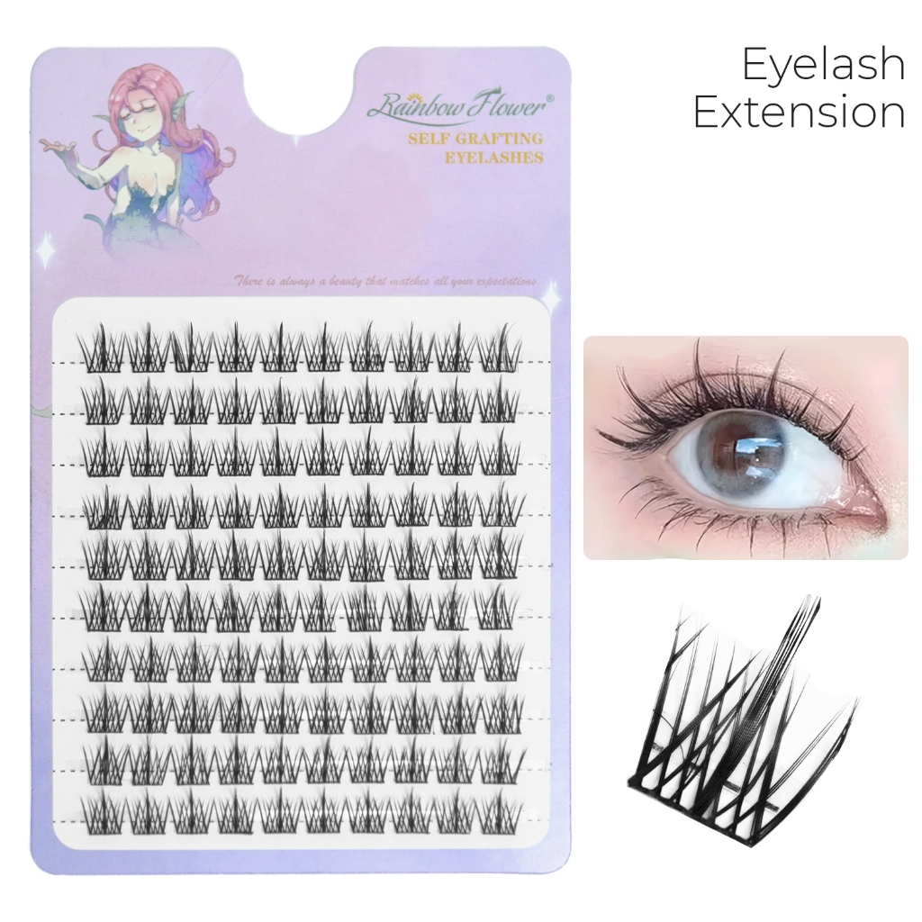 Bulu Mata Palsu Fashion Eyelashes Douyin Make Up Look 3D Natural JM020