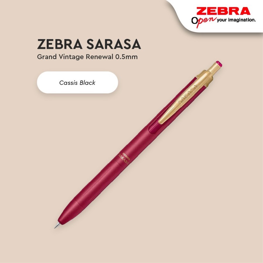 

Gramedia Kelapa Gading - ZEBRA SARASA GRAND 05 VINTAGE CASSIS BLACK