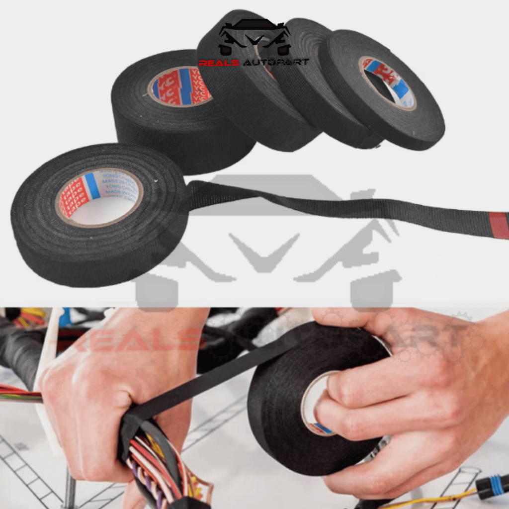 

Isolasi kain Solasi kain Lakban Kain Adhesive Cloth Tape Heat Resistant 25mm 15 Meter