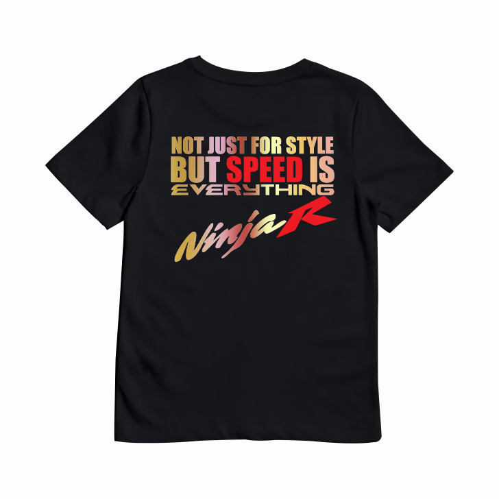 KARIMAKE Kaos Baju T Shirt Distro Anak Unisex Gambar KAWASAKI NINJA R SPEED