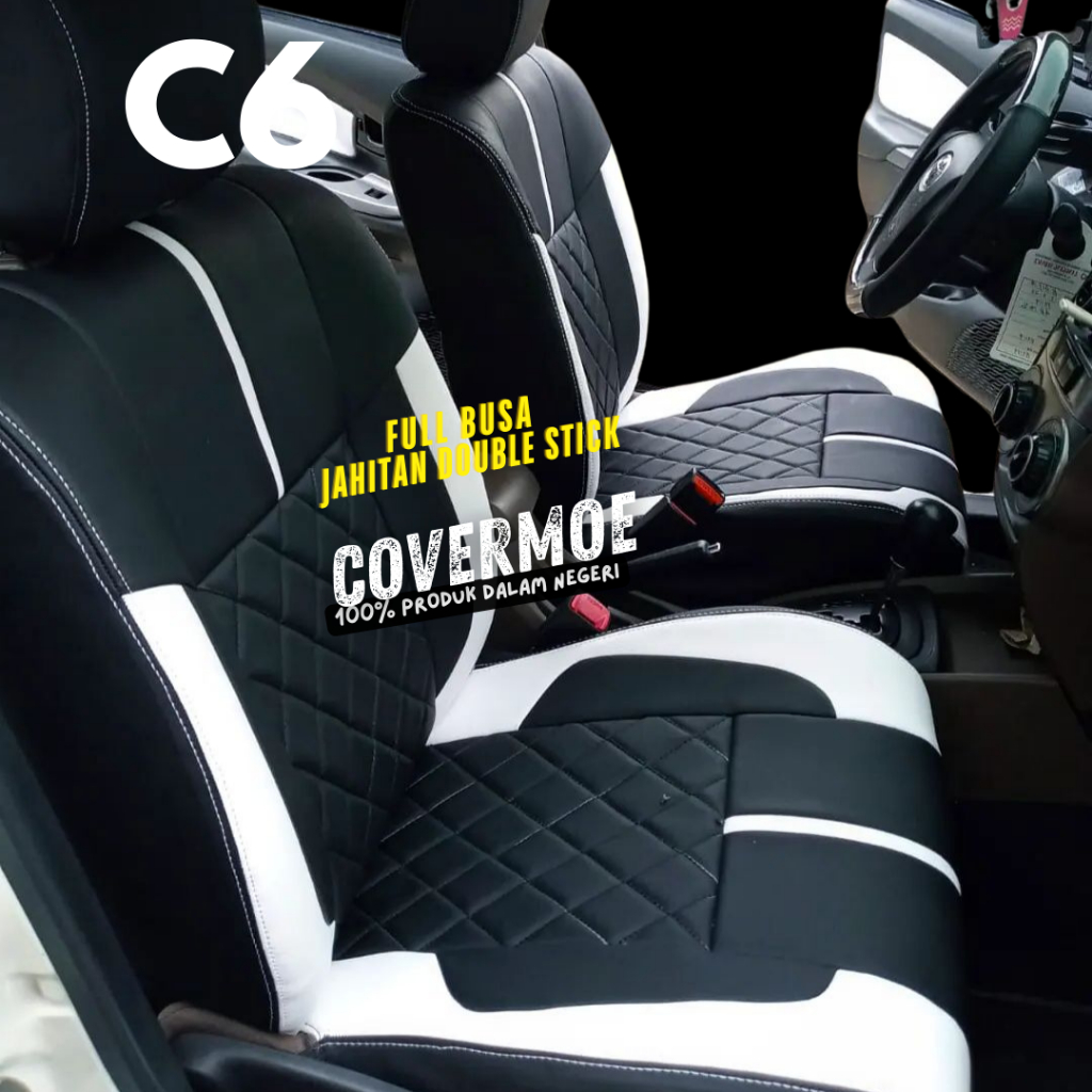 SARUNG JOK MOBIL BRIO RS NEW 2018-2025 2 BARIS BAHAN MBTECH ORIGINAL KUALITAS SUPER PREMIUM