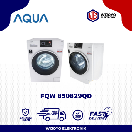 MESIN CUCI FRONT LOADING AQUA JAPAN FQW 850829QD FQW 850829QD 8,5 KG