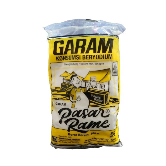 

Garam Pasar Rame / Salt Pasar Rame - 500 Gram