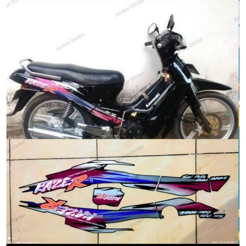 STRIPING MOTOR KAWASAKI KAZE R STANDAR