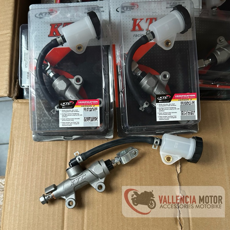 Master Rem KTC Belakang Original Master Pump Rem Cakram Sonic Cb150 Vixion Satria Ninja R Rr Dll