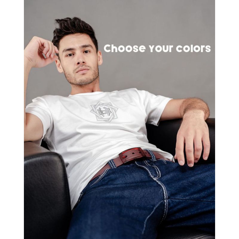 IKAT PINGGANG SPYDERBILT ORIGINAL - SPECTRUM COLOURFULL MEN BELT TPE23001 BROWN ALL