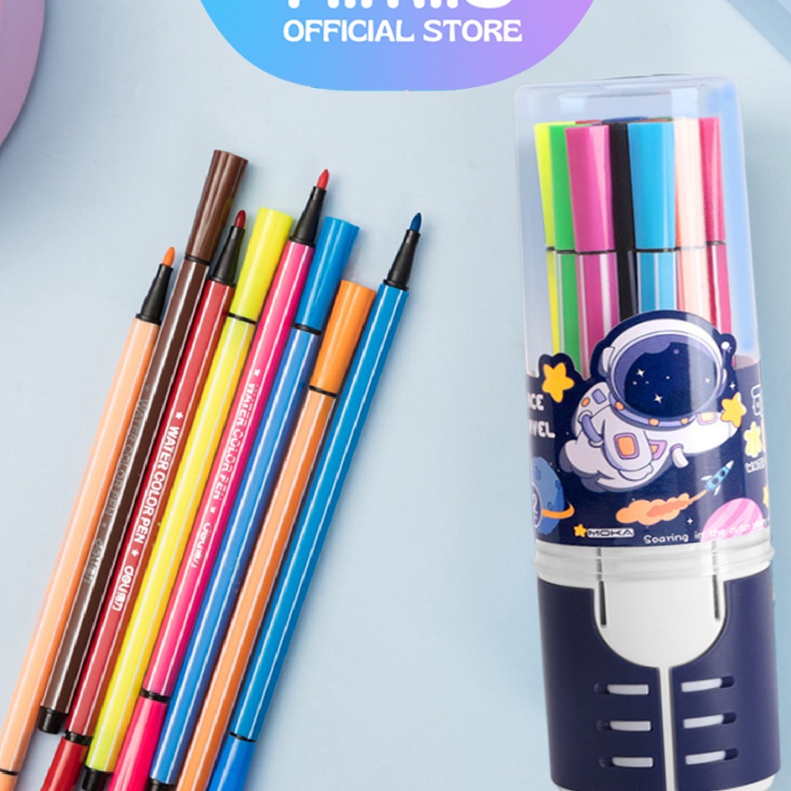 

FG2 Aimilo Spidol Warna Warni 1 Set Hexagonal Watercolor Marker Pen Stabilo Pastel 12243648 Warna