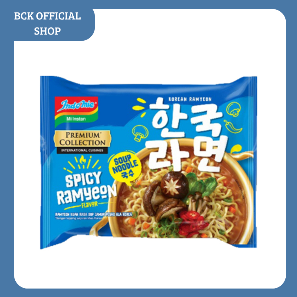 

Indomie Kuah Rameyon Rasa Sup Jamur Pedas Korea 83gr (PCS)