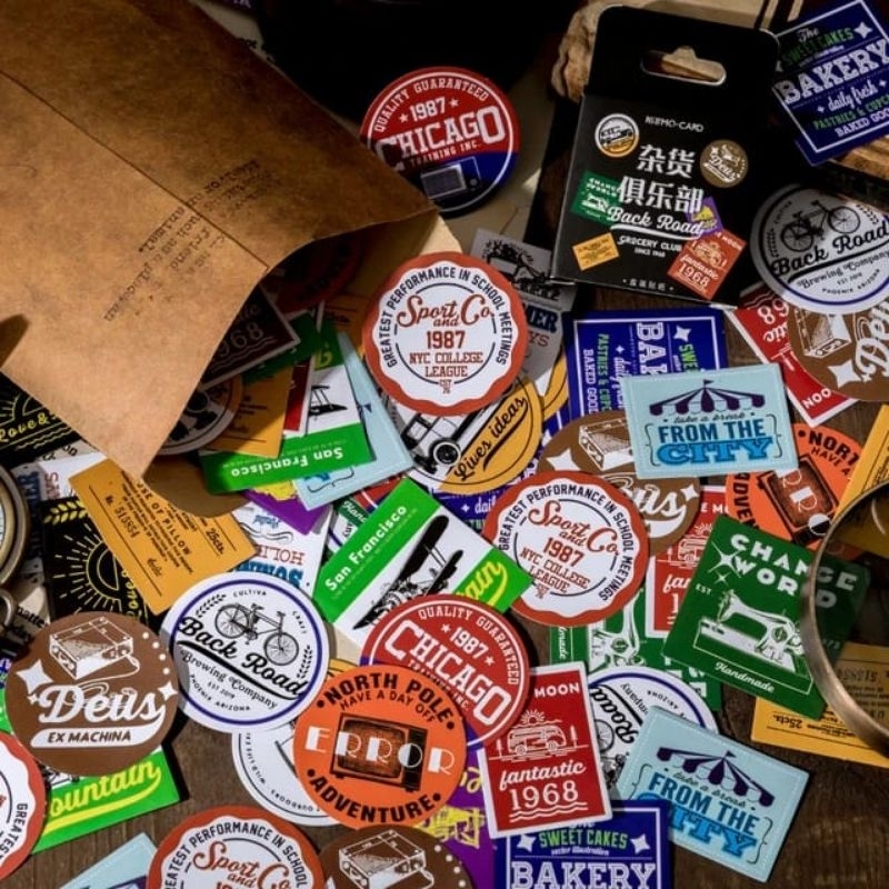 

STIKER LABEL VINTAGE UNTUK JOURNALING