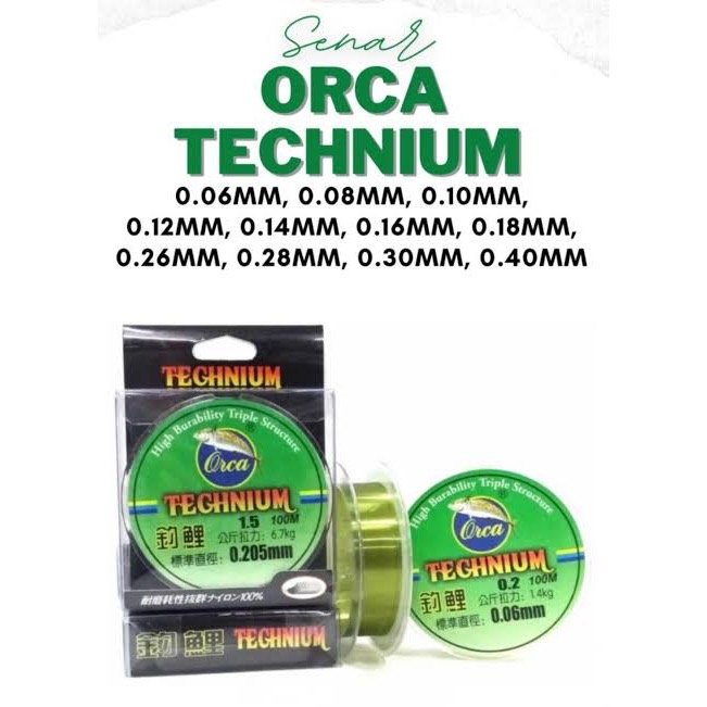 SENAR ORCA TECHNIUM 100 M