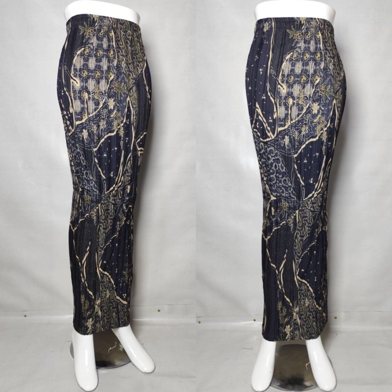 rok batik plisket // bawahan kebaya batik // rok plisket bawahan kebaya