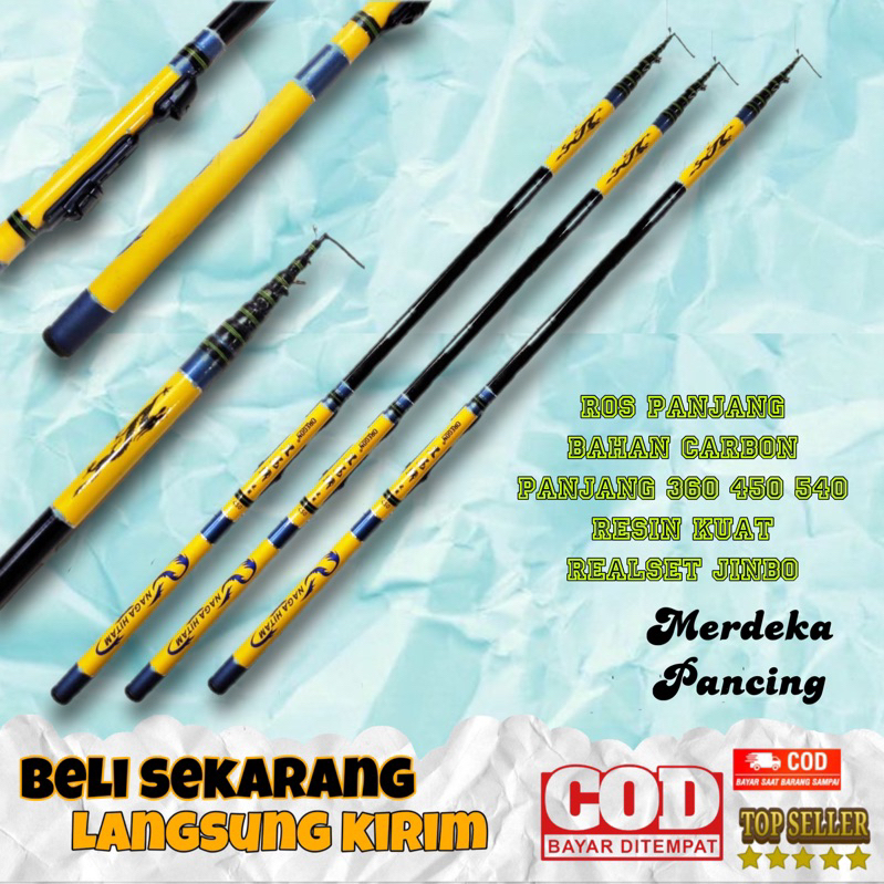 JORAN PANCING TEGEK OREGON NAGA HITAM SET KOLONG 360 450 540 CM TERLARIS