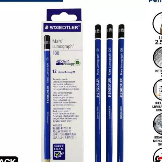 

KI3 Pensil 2B Staedtler Computer 1pak12pcs