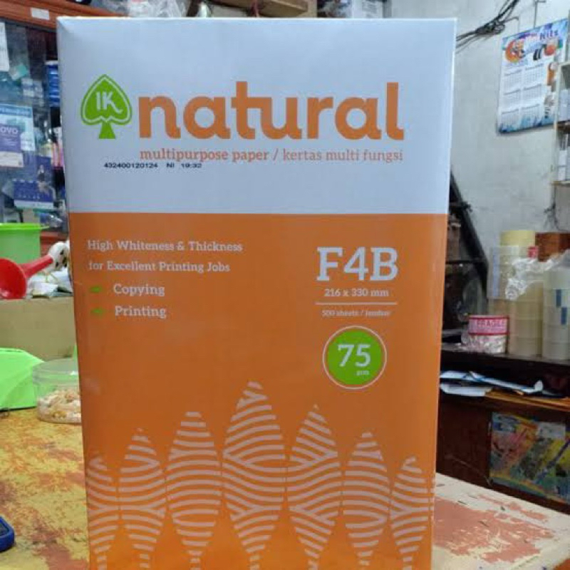 

kertas F4 Natural/ kertas natural / kertas Print 1 rim