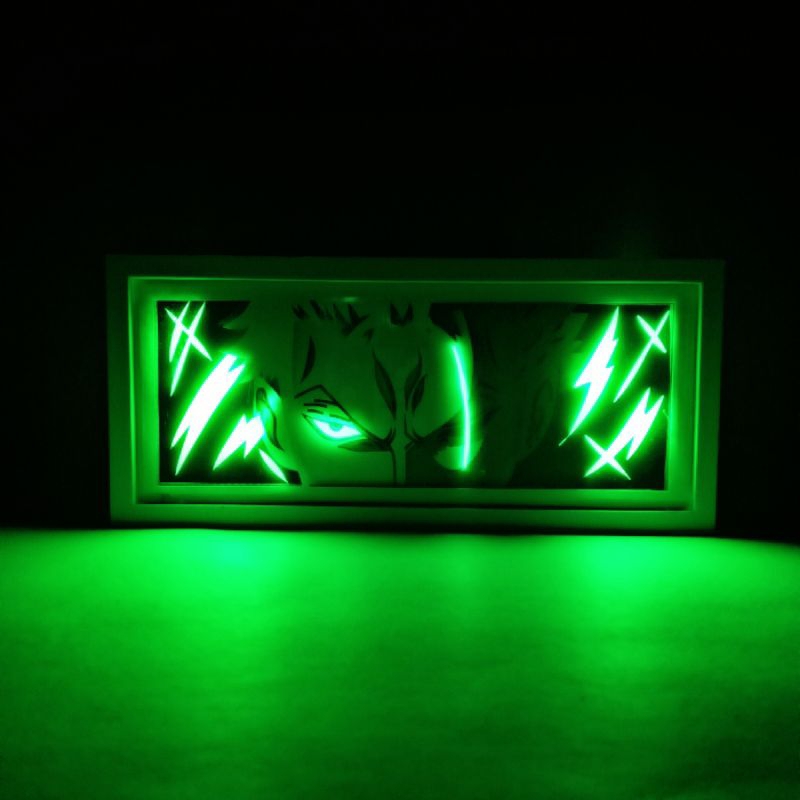 Lightbox Anime 3D Lampu LED One Piece - Roronoa Zoro Light Box