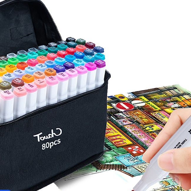 

Sale Hhtune Colorful Sketch Markers Set of 364868 Dual Tip Touch Markers