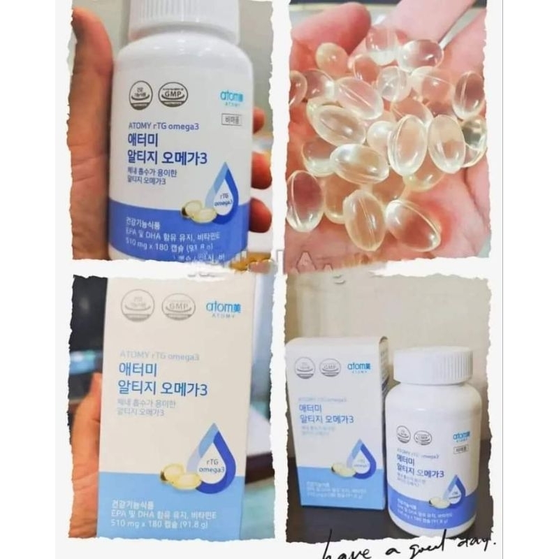 Atomy rTG omega3 suplemen kesehatan kolestrol