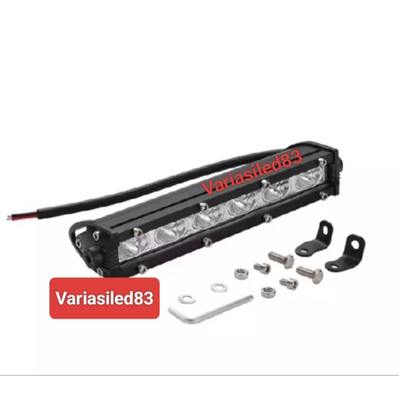 LED Worklamp Slim LighBar 18watt Putih Cree 10v-30v