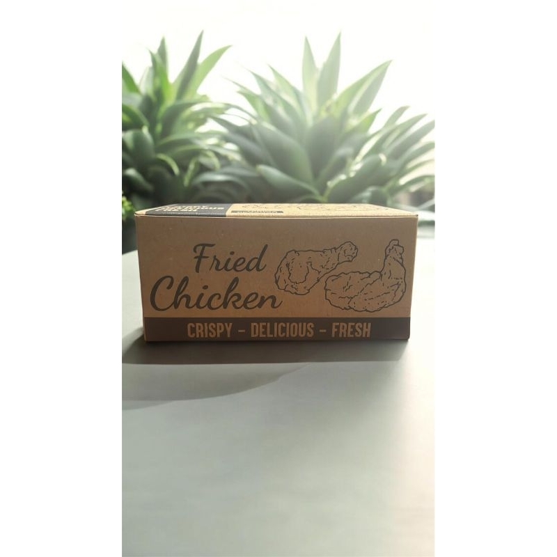 

50pcs box,dus chicken dan nasi bahan tebal laminasi praktis ekonomis MURAHH
