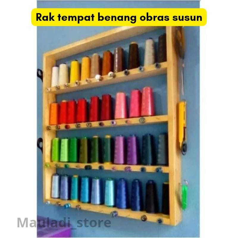 Rak benang jahit obras / Tempat benang obras 5000 yeard