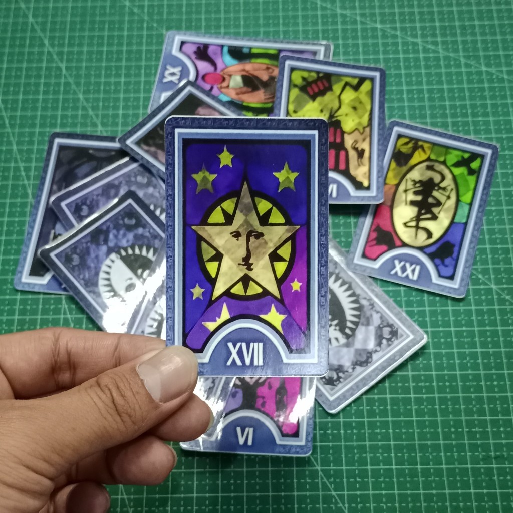 

Skincard Stiker Sticker Skin Atm Tarot Tarrot Card Special glossy / glitter