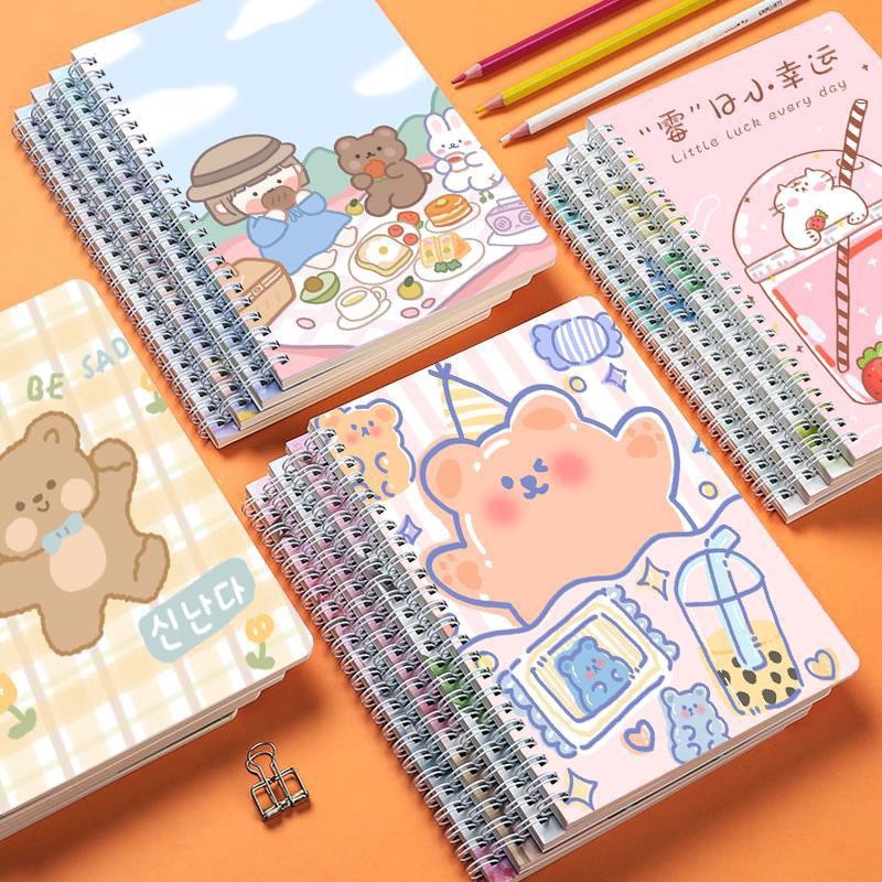 

Diskon 5 Spesial Animals Party Spiral Notebook buku tulis spiral A6