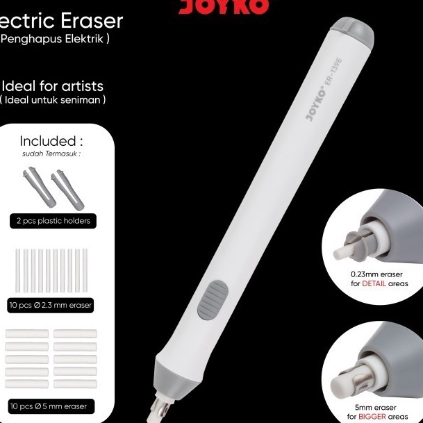 

Diskon Penghapus Elektrik Electric Eraser Joyko ER139E