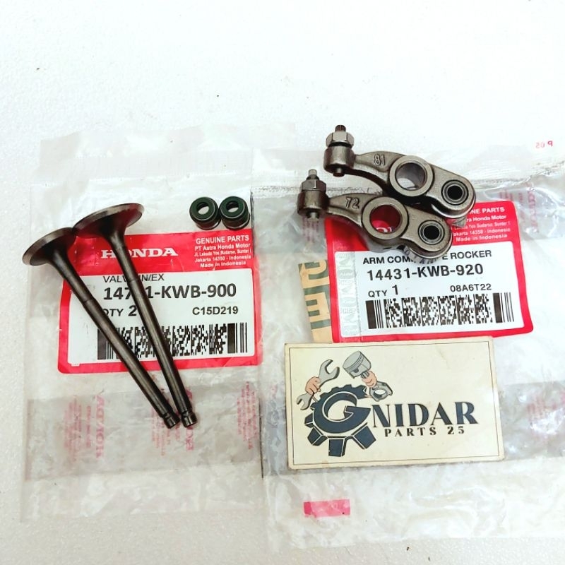 Platuk Klep + Klep Set + Sil Klep Blade 110 Lama Revo Absolute Revo Fit 110 Karbu KWB