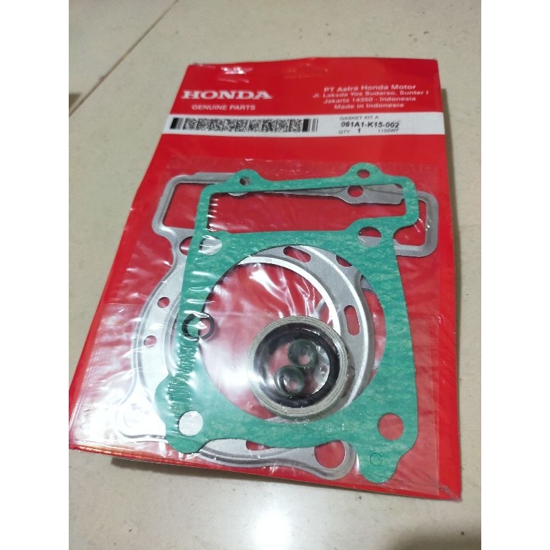 paking Top set K15 CB150 R old, CBR 150 ,CBR 150 new