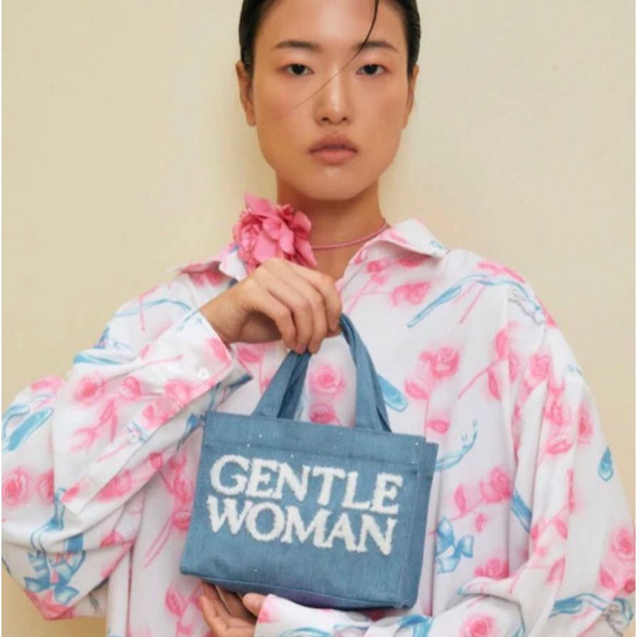 MAPLE TAS GENTLEWOMAN SOMETIMES TOTE MINI BAG WANITA BANGKOK MIRROR QUALITY TAS DENIM BAG FASHION SL