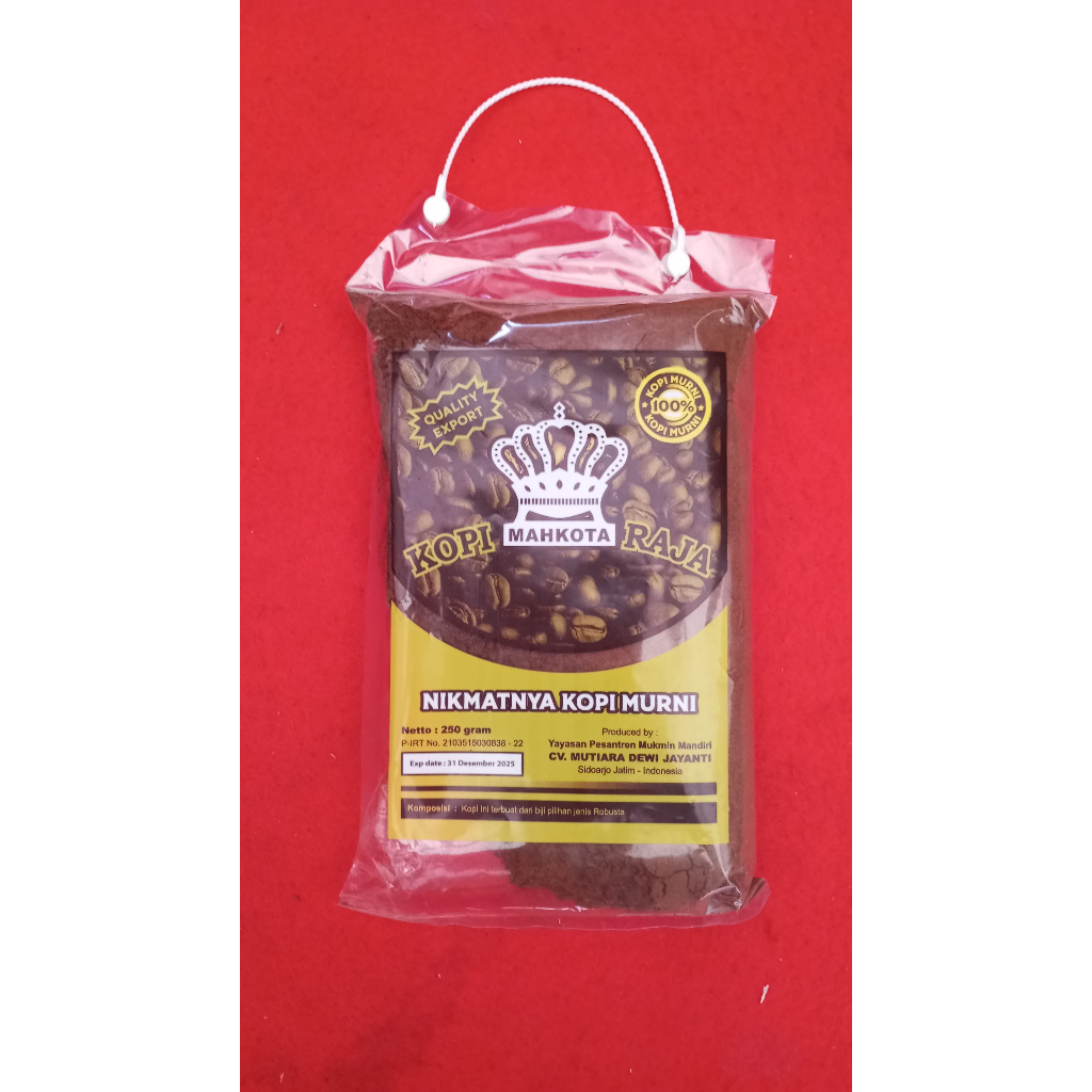 

kopi bubuk mahkota raja (original asli) 250g java dampit