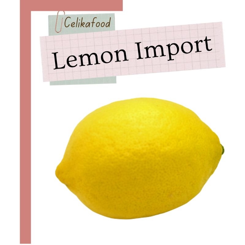 

Jeruk Lemon Import 1kg California Fresh Fruit Buah Buahan