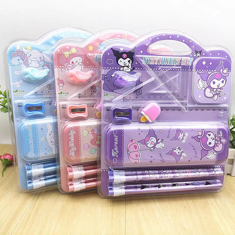 

Set Alat Tulis Karakter Import / Set Tulis / Set Tulis Karakter My Melody Cinnamorall Kuromi / Tempan Pensil Alat Tulis Sanrio