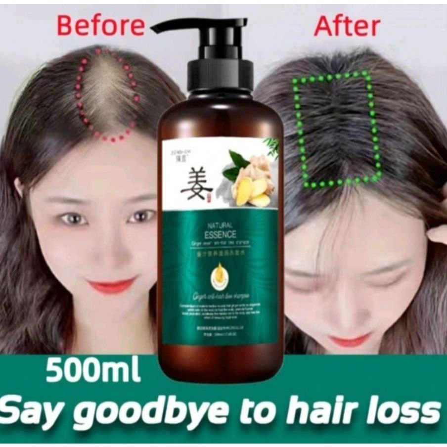 Shampo penumbuh rambut cepat Ginger Shampoo sampo pemanjangan rambut Cepat