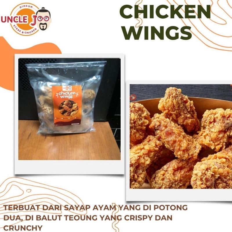 

chicken wing frozen 300gr uncle joo