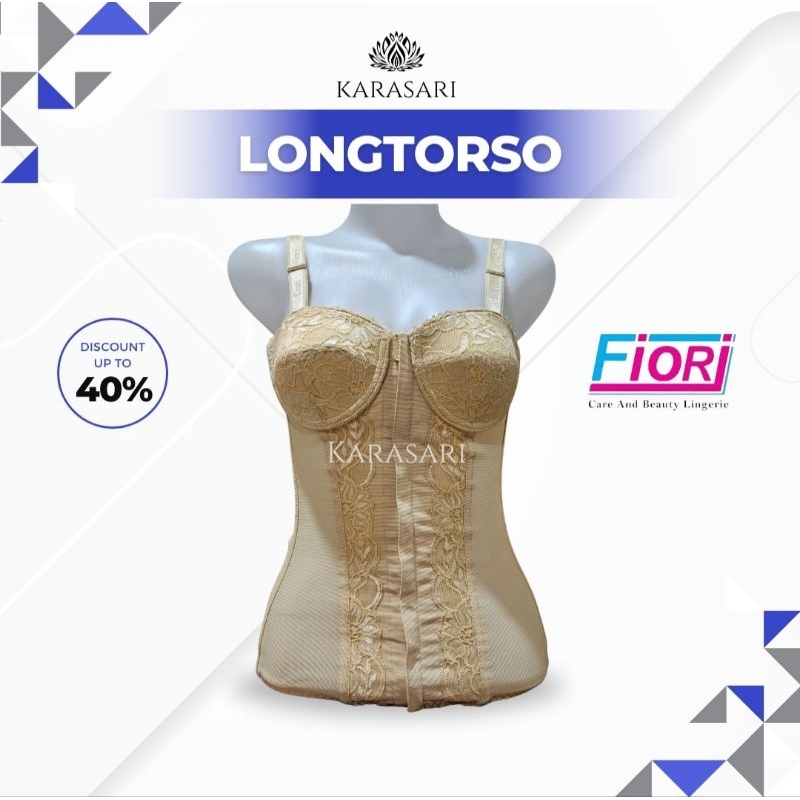 [KARASARI] [CLEARANCE SALE️️] LONGTORSO FIORI LINDIA | Promo Khusus Warna Cream | Limited Stock
