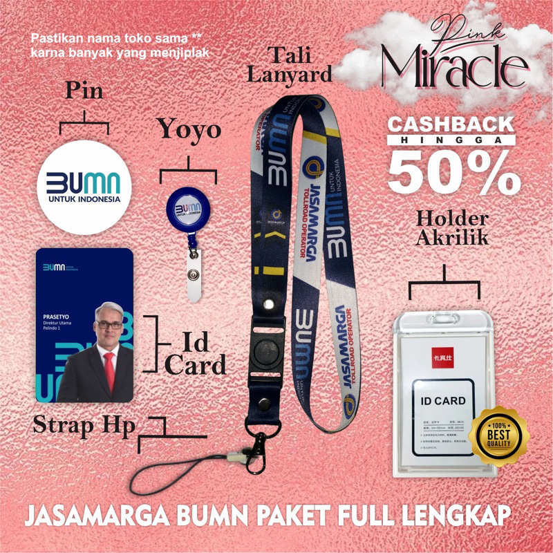 

Tali Lanyard JASAMARGA / Tali Idcard JASAMARGA [Ready stock]