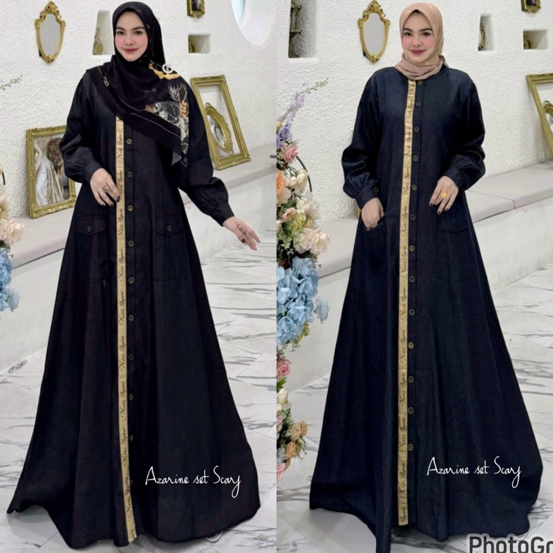 NEW AZARINE SET SCRAFT BRAND NAIS SYARI TERBARU ORIGINAL GAMIS PREMIUM GAMIS BASTSELLER